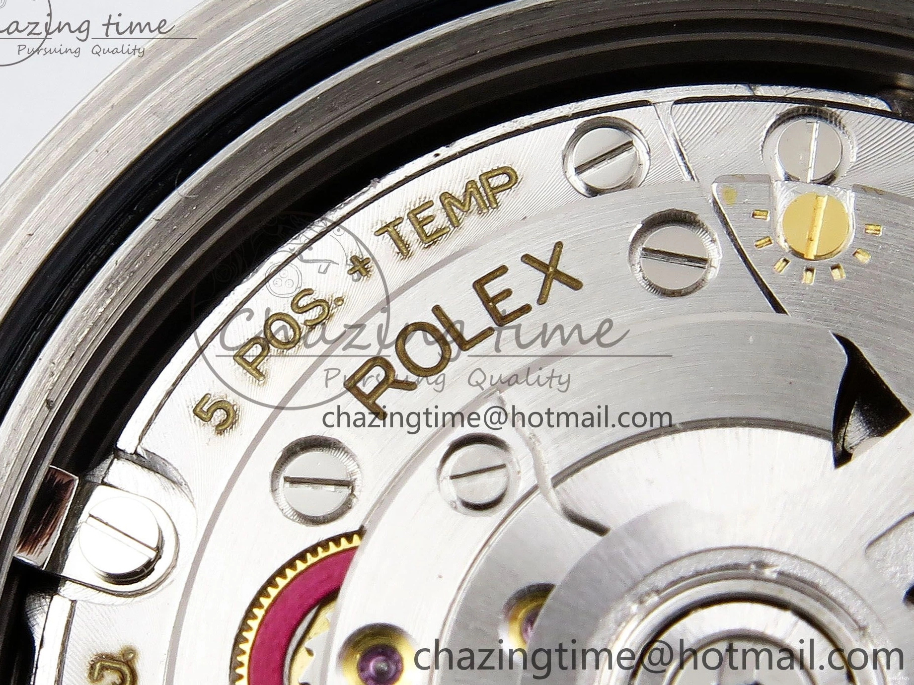 Bracelet DayDate Green President Steel (Gain Arabic VR3255 SS JDF Weight) Dial V3 904L on 40 0103